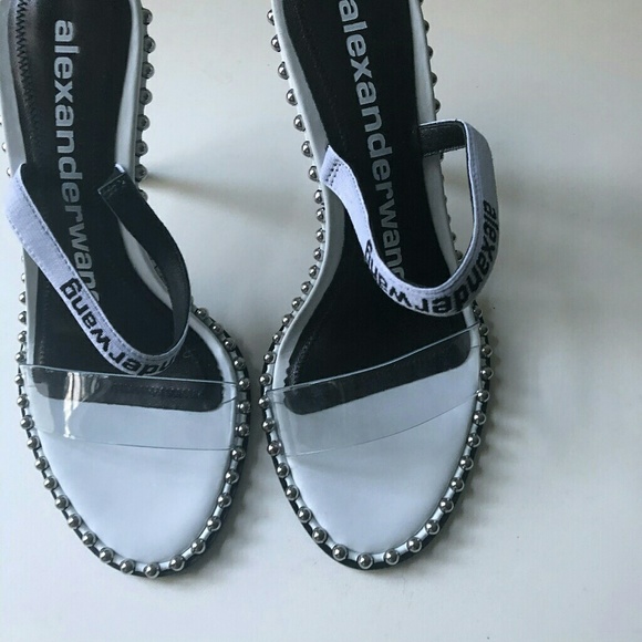 alexander wang pvc heels